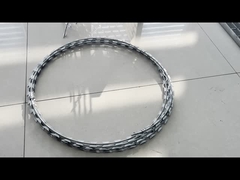 حواجز الحدود الحلاقة الأسلاك الشائكة المغطاة بالبي.في.سي