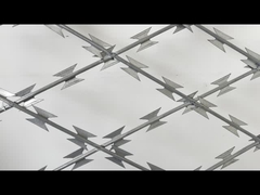 شريط شائك قوي ومؤثر سلك محمص محمص بحرارة 2.5 ملم Bto-22 الأمن