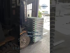 حديد ممر شبكة عبء ثقيل مكافحة الانزلاق الأرضيات الصناعية دائمة