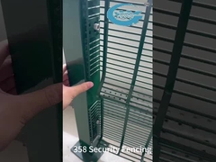 358 سياج الأمن المضاد للتسلق للعمل الثقيل الصلب المغلفة الشبكة للحماية القصوى