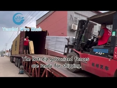 سياج شبكي من نوع BRC منحني/مثلث مطلي بمادة PVC