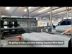 شبك غابيون من أسلاك الحديد المجلفن بالغمس الساخن / PVC لحماية المنحدرات