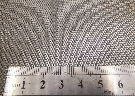 Silver Ti Micro Hole Expanded Metal Mini Mesh 3*6mm For Electrolytic Water