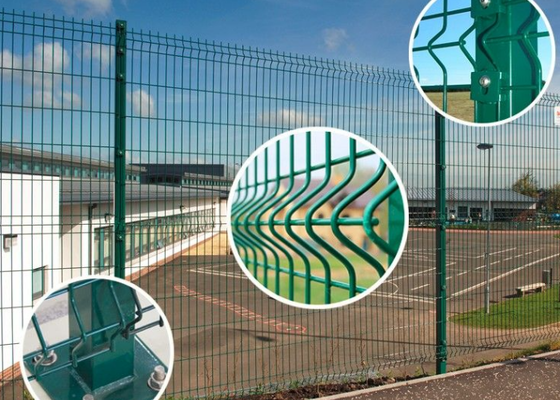 6.0mm Heavy Duty Hot Dip Galvanized Triangle Fence Panel 2.0x2.5m 50x200mm Wire Mesh