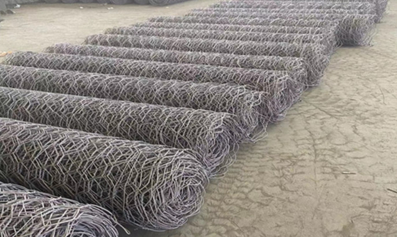 Galfan Coated Gabion Mattress For River Bank Protection 80*100mm