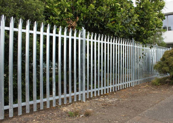Steel Palisade Fencing 1.8m-3.0m Anti-Climb Security Barrier