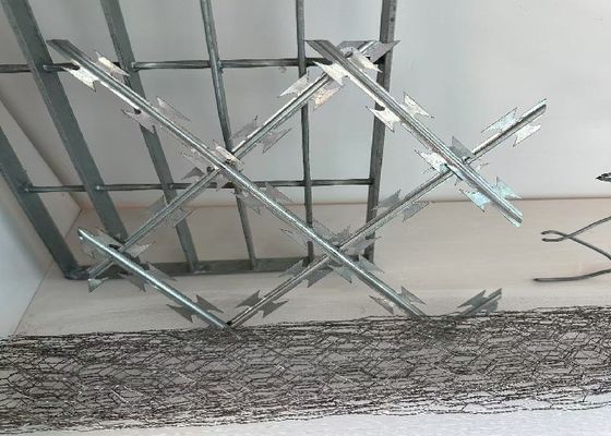 304 Stainless Steel Anti Climb Razor Wire BTO-18 22 28