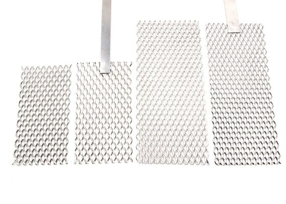 Battery Titanium Expanded Mesh 0.5mm Thickness Battery Electrode Mesh 2*4mm