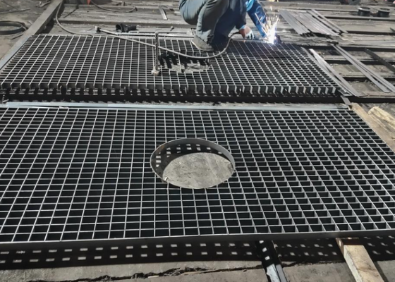 Heavy Steel Walkway Grating Pressure-locked Weld for Elevated Walkways