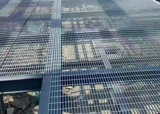 Galvanized Steel Walkway Grating Bearing Bar 30*5mm for Water Treatment Plant