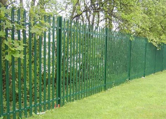 سياج فولاذي مطلي بالبلاستيك من نوع W نوع شاحب Euro 6 X 8 Feet للمدارس
