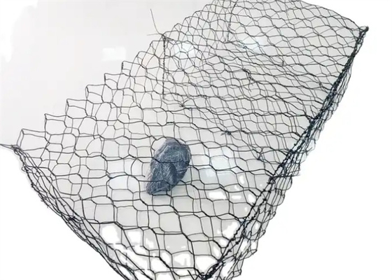 الصلب منخفض الكربون القوة العالية 100x120mm شبكة الأسلاك الغابيونية