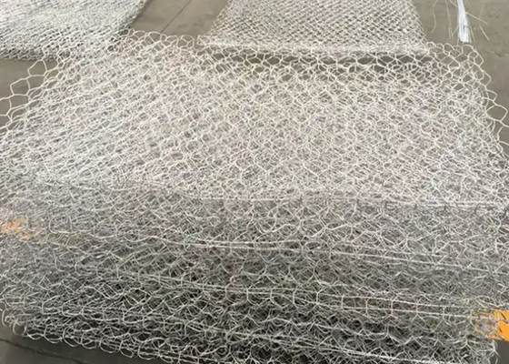 حفرة شبكة سلك غابيونية مشوهة 60x80mm / 80x100mm / 100x120mm