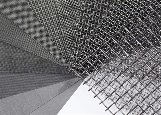 مرشح شبكي سلكي من الفولاذ المقاوم للصدأ 304 316 316L، شبكة 100-500