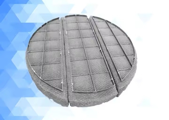 سلك الشبكة Demister Pad 304 316 الفولاذ المقاوم للصدأ لفصل الغاز السائل