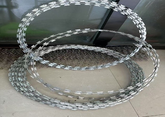 سلك شائك مضاد للتسلق من الفولاذ المقاوم للصدأ 304 BTO-18 22 28
