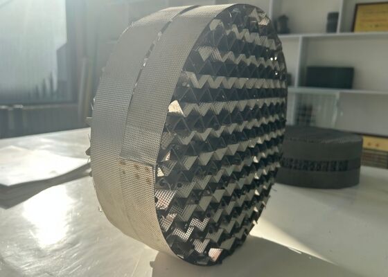 SS304 316L حشوة معدنية هيكلية 500Y/700Y للتقطير