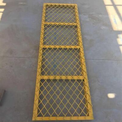 شبكة أسلاك معدنية موسعة ماسية بفتحات موحدة وتصنيع قابل للتخصيص