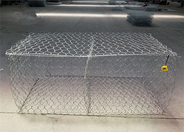 2.2mm 60x80mm شبكة أسلاك التراب لجدار نهر التراب