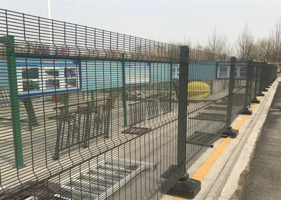 Oem 4.0mm 358 سياج أمني عالي ملحومة منزل مجلفن 76.2 X 12.7mm